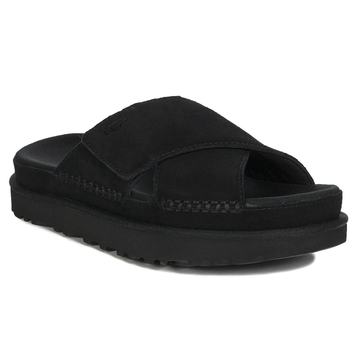UGG Kapcie damskie klapki W Goldenstar Cross Slide Black-40