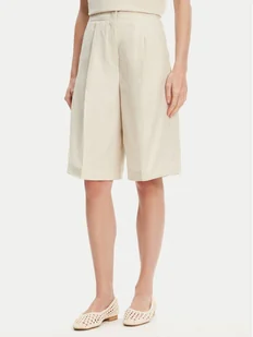 United Colors Of Benetton Bermudy 45BVD9026 Beżowy Relaxed Fit - Spodenki damskie - miniaturka - grafika 1