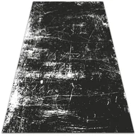 Dywany zewnętrzne - Piękny dywan zewnętrzny Czarny porysowany beton 100x150 cm - miniaturka - grafika 1