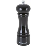 Młynki do soli i pieprzu - Dudson Młynek do pieprzu i soli drewniany 15 cm czarny lakierowany Chess - miniaturka - grafika 1