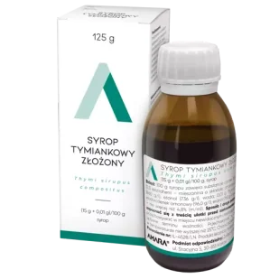 Amara Syrop tymiankowy złożony 125 g - Przeziębienie i grypa Amara Syrop tymiankowy złożony 125 g - Przeziębienie i grypa - miniaturka - grafika 1