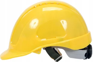KASK OCHRONNY ŻÓŁTY SZYBKA REGULACJA ABS BHP YATO YT-7397 - Odzież robocza - miniaturka - grafika 1
