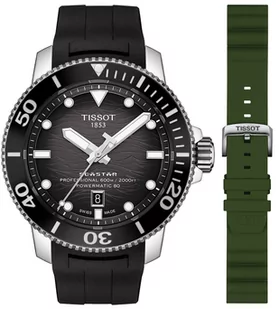 Zegarek Zegarek Tissot T120.607.17.441.00+T852.047.177 SEASTAR 2000 PROFESSIONAL POWERMATIC 80 - Zegarki męskie - miniaturka - grafika 1