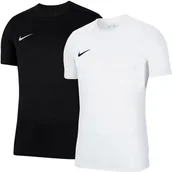 Koszulki męskie - Zestaw 2 szt. NIKE KOSZULKA MĘSKA t-shirt CZARNA + BIAŁA - L - 183cm - miniaturka - grafika 1