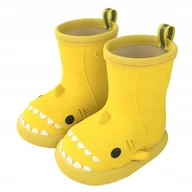 Buty dla dziewczynek - KALOSZE DZIECIĘCE REKINY SHARK-i GUMOWE BUTY 35-36 - miniaturka - grafika 1