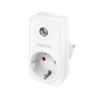 Inne akcesoria elektryczne - LogiLink PA0263 ochrona przeciwprzepięciowa Biały 1 x gniazdo sieciowe 230 V - miniaturka - grafika 1