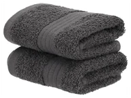 Ręczniki - LIVARNO home Ręcznik do rąk frotte, 30 x 50 cm, 2 sztuki (Ciemnoszary) - miniaturka - grafika 1