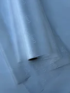 Folia, papier śniadaniowy, serwetki - Folia matowa ze wzorem CONGRATS, Przezroczysty + biały - miniaturka - grafika 1