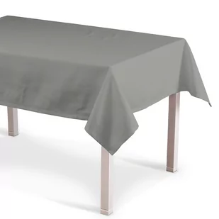 Dekoria Obrus prostokątny szary 130 × 130 cm Loneta - Obrusy i serwetki - miniaturka - grafika 1