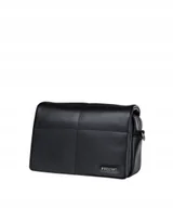 Torebki damskie - Mała Torebka Damska Listonoszka Crossbody Na Pasku PUCCINI Czarna BML028 1 - miniaturka - grafika 1