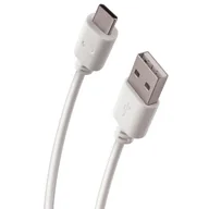 Kable USB - Forever TelForceOne Kabel USB type-C biały box - miniaturka - grafika 1