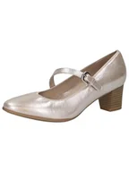 Czółenka - Caprice Damskie czółenka 9-22310-44, szarobrązowe metalowe, 36 EU, taupe Metallic, 36 EU - miniaturka - grafika 1