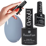 Lakiery do paznokci - Blekitny Hybrydowy Lakier Do Paznokci Z Polyskiem Lakier Uv Onlyu/L043 - miniaturka - grafika 1