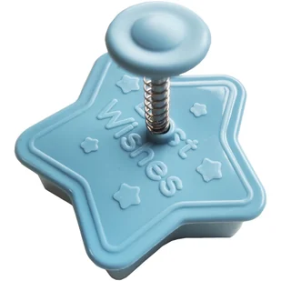 Foremka gwiazdka stempel wykrawacz do ciastek piernika świąteczny - Formy do ciast - miniaturka - grafika 1
