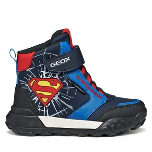 Śniegowce Geox J Trekkyup B Abx J56MBC 054FU C0735 S Granatowy - Buty dla chłopców - miniaturka - grafika 1