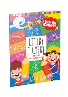idę do szkoły. litery i cyfry. zeszyt kaligraficzny - Lektury szkoła podstawowa - miniaturka - grafika 1