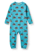 Śpiochy dla niemowląt - Småfolk Rampers w kolorze niebieskim - miniaturka - grafika 1