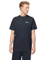 Koszulki męskie - Jack Wolfskin Męski T-shirt Essential, niebieski (Night Blue), L - miniaturka - grafika 1