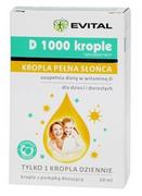 Przeziębienie i grypa - ELANTIS FARMA Evital D 1000 krople 10 ml - miniaturka - grafika 1