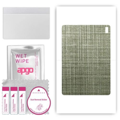 folia naklejka skórka strukturalna na TYŁ do HTC A103 - Tkanina Lniana - apgo SKINS