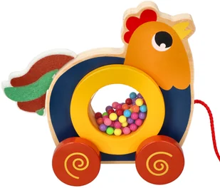 Kogucik Kukuryku na sznureczku - Zabawki interaktywne dla dzieci - miniaturka - grafika 1