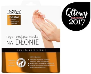 Lbiotica Maska Regenerująca Na Dłonie 1 para rękawiczek, 26 g 7053293 - Balsamy i kremy do ciała - miniaturka - grafika 3