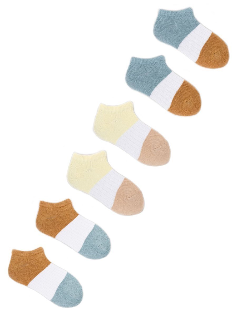 Skarpety stopki dziecięce trójkolorowe 3PAK 20-22 YOCLUB