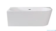 Wanny - Besco Zoya 170x80cm wanna asymetryczna z obudową lewa + syfon #WAS-170-ZL - miniaturka - grafika 1