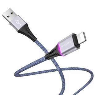 Borofone Glory - kabel połączeniowy USB do Lightning (niebieski) - Kable USB - miniaturka - grafika 1