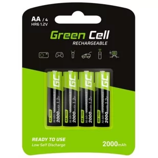 Green Cell Akumulator Green Cell 4x AA HR6 2000mAh GR02 - Ładowarki i akumulatory - miniaturka - grafika 1