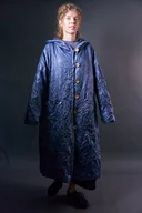 Płaszcze damskie - Ocieplany płaszcz impregnowany plisowany/gnieciony - miniaturka - grafika 1