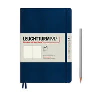 Notesy i bloczki - Notatnik Leuchtturm1917 Medium A5, miękka oprawa, kropki, granatowy - miniaturka - grafika 1