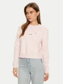 Bluzy damskie - Guess Jeans Bluza W5RQ28 K68I4 Beżowy Regular Fit - miniaturka - grafika 1