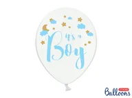 Baby shower i roczek - Baby shower Party Deco Balon pastelowy na Chłopca 30 cm 6 szt SB14P-232-008-6 - miniaturka - grafika 1