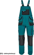 Odzież robocza - CERVA FF HANS - ogrodniczki - zielony/antracyt 64 - miniaturka - grafika 1