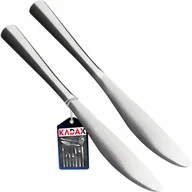 Noże kuchenne - Noże Kuchenne Obiadowe 2x Stal Nierdzewna Sztućce - miniaturka - grafika 1