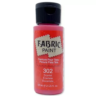 Farba do tkanin Jasnych i Ciemnych Czerwona Aureo 59ml - Zabawki kreatywne - miniaturka - grafika 1