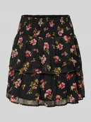 Sukienki - Spódnica mini o rozkloszowanym kroju ze wzorem na całej powierzchni model ‘SMILLA’ - miniaturka - grafika 1