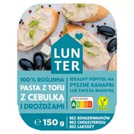 Produkty wegańskie i wegetariańskie - Lunter - Pasta z tofu z cebulką i drożdżami - miniaturka - grafika 1