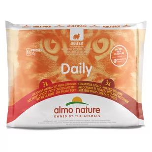 Almo Nature Daily Menu, 6 x 70 g - Pakiet mieszany 3 - Mokra karma dla kotów Almo Nature Daily Menu, 6 x 70 g - Pakiet mieszany 3 - Mokra karma dla kotów - miniaturka - grafika 1