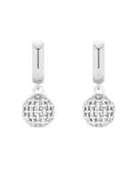 Kolczyki - Srebrne kolczyki z ażurowymi kulkami - miniaturka - grafika 1