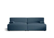 Sofy i kanapy - Sofa rozkładana Alvito X2, kolor: niebieski. Materiał: sztruks. Wymiary: szer. 272 cm, wys. 85 cm, dł. 94 cm, , sofa z funkcją spania, sofa rozkładana, sofa rozkładana. - miniaturka - grafika 1