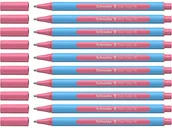Długopisy - Schneider 152222 Slider Edge Pastelowe długopisy XB (trójkątne długopisy o szerokości kreski XB) 10 sztuk flaming - miniaturka - grafika 1