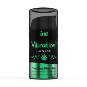 Kosmetyki erotyczne - INTT INTT Vibration Ganjah 15 Ml - Żel stymulujący dla par, konopny - miniaturka - grafika 1