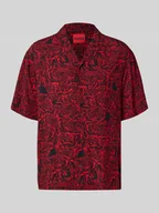 Koszule męskie - Koszula casualowa o kroju relaxed fit z czystej wiskozy model 'ESPINO' - miniaturka - grafika 1