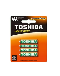 Toshiba Baterie cynkowo-węglowe R03KG BP-4TGTE SS - Baterie i akcesoria - miniaturka - grafika 2