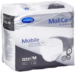 Hartmann Majtki chłonne MoliCare Premium Mobile 10K rozmiar M x 14 szt - Apteczki i materiały opatrunkowe - miniaturka - grafika 1