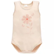 Body dla niemowląt - PINOKIO BODY NA RAMIACZKACH SUMMER GARDEN BEZ 68 - miniaturka - grafika 1