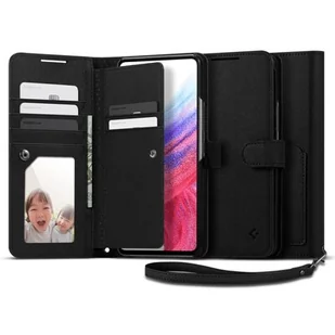 Etui Spigen Wallet S Plus do Samsung Galaxy A53 5G Czarny - Etui i futerały do telefonów - miniaturka - grafika 1