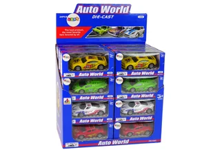 Auto Sportowe Wyścigowe Resorak Wyścigi 4 Kolory 1:43 - Samochody i pojazdy dla dzieci - miniaturka - grafika 2